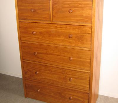 image of Cottage Five Tier Split Chest Rimu Stain