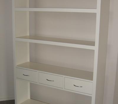 image of Annabelle Bookcase with White Lacquer (Other sizes available)